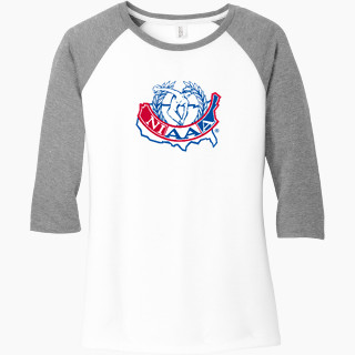 District Women's Perfect Tri 3/4-Sleeve Raglan