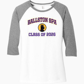 District Women's Perfect Tri 3/4-Sleeve Raglan