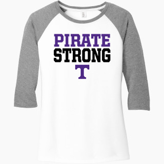 District Women's Perfect Tri 3/4-Sleeve Raglan