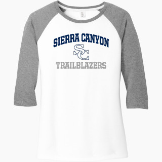 District Women's Perfect Tri 3/4-Sleeve Raglan