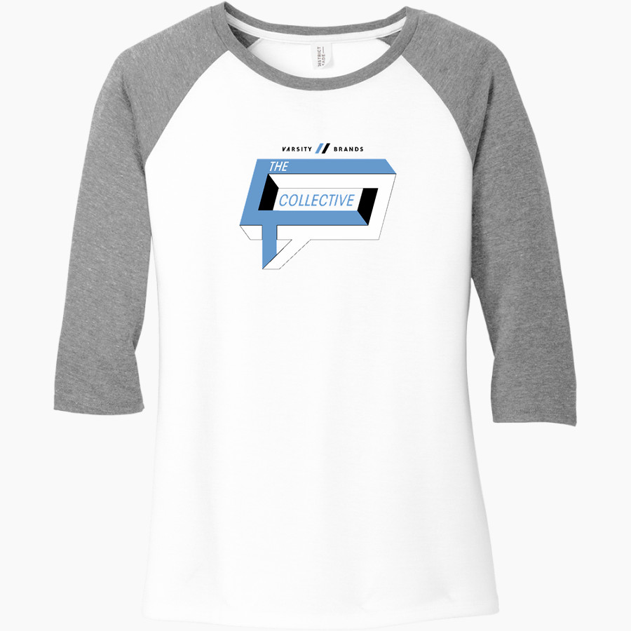 Believe In You <span class="pdp-name-mascot">Believe In You</span> District Women's Perfect Tri 3/4-Sleeve Raglan