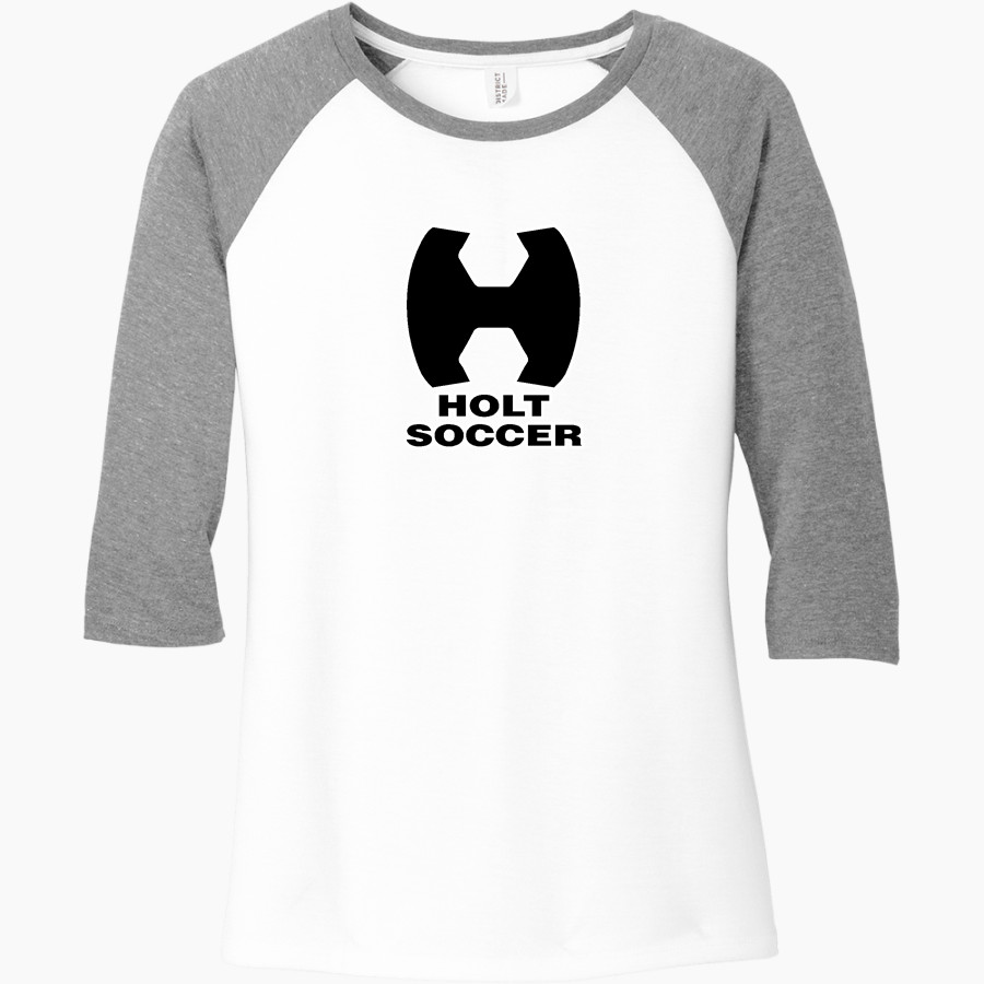 Holt Junior Rams Soccer Club <span class="pdp-name-mascot">Holt Junior Rams Soccer Club</span> District Women's Perfect Tri 3/4-Sleeve Raglan