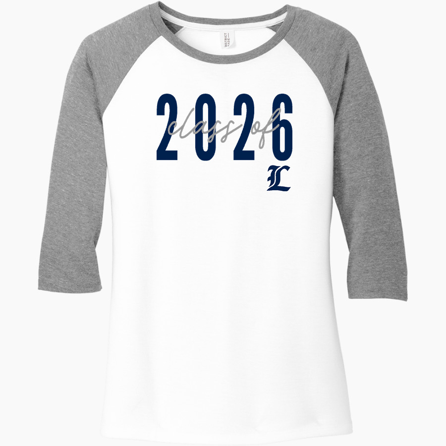 Legacy Eagles <span class="pdp-name-mascot">Legacy Charter Eagles</span> District Women's Perfect Tri 3/4-Sleeve Raglan