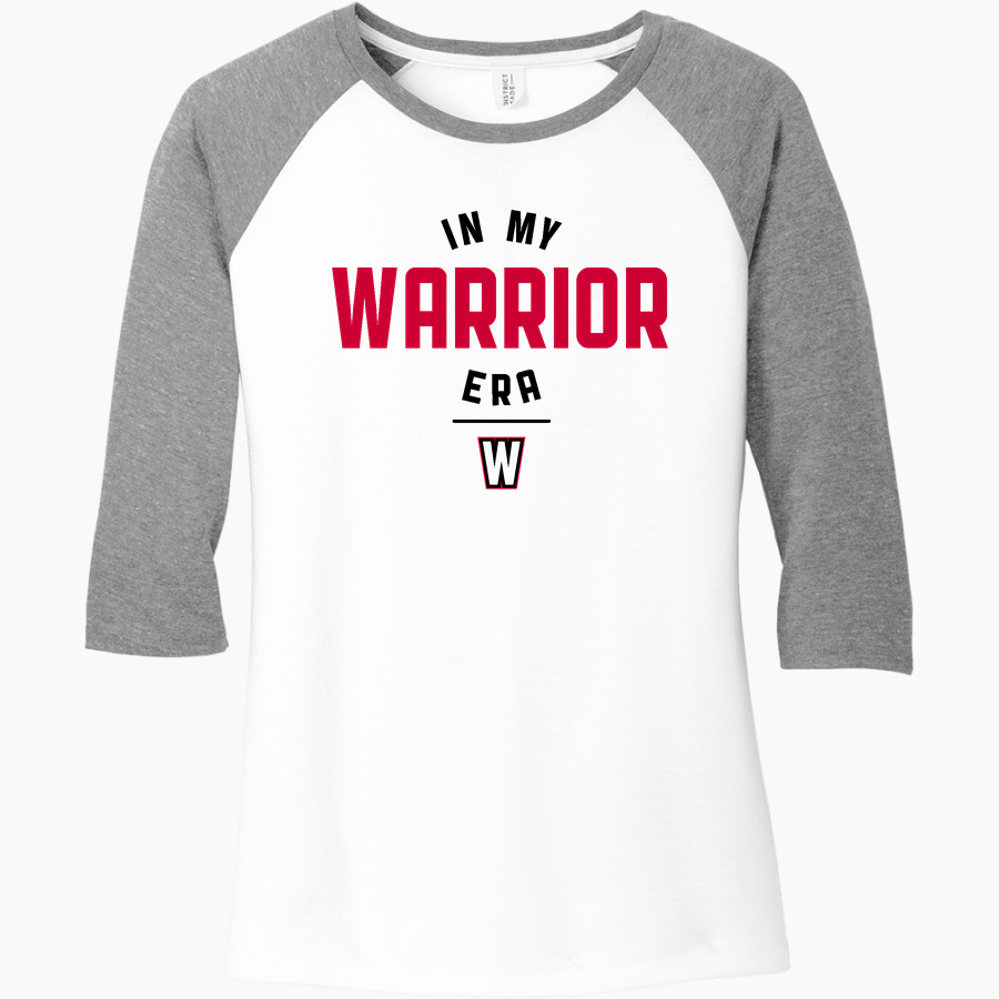 Westbrook Warriors District Women's Perfect Tri 3/4-Sleeve Raglan