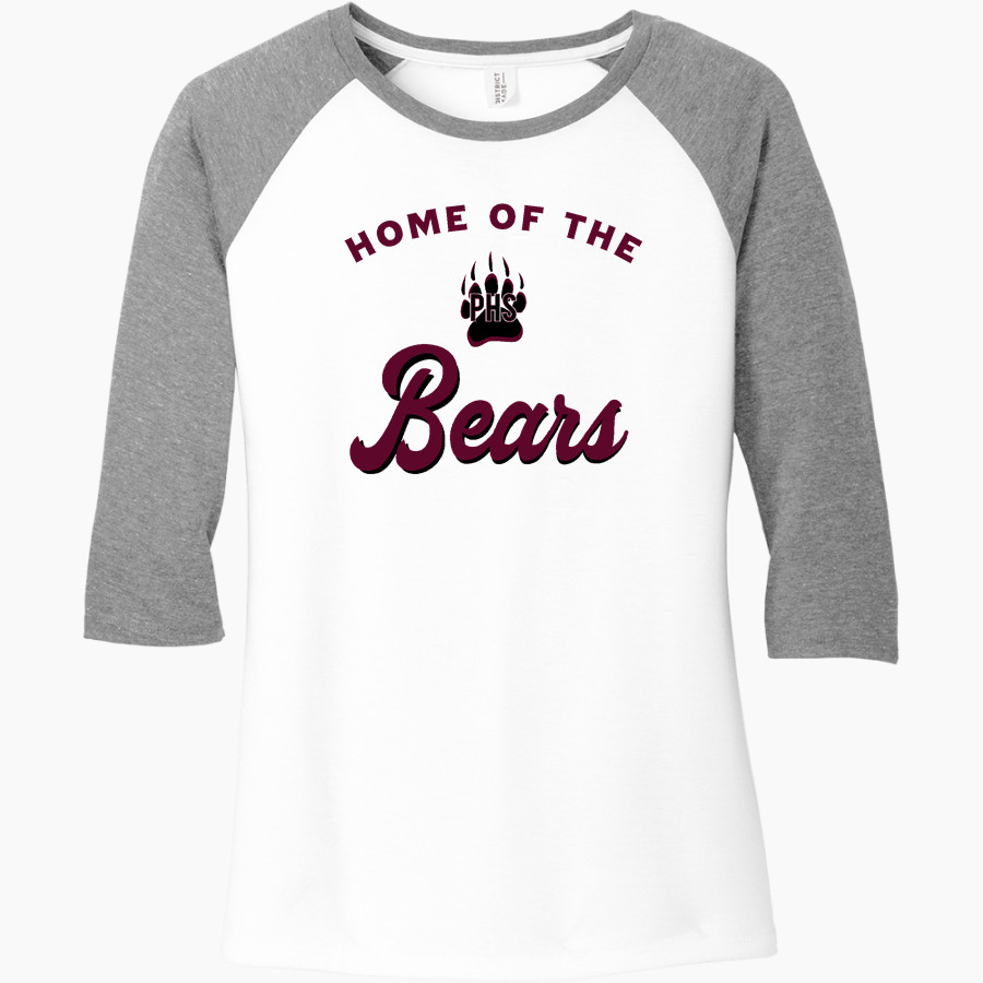 Paideia High Bears <span class="pdp-name-mascot">Paideia High School Bears</span> District Women's Perfect Tri 3/4-Sleeve Raglan