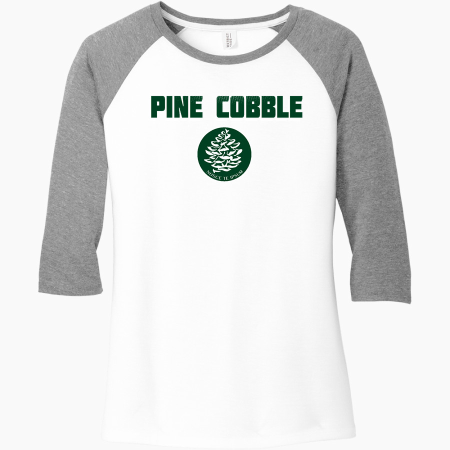 Pine Cobble Pine Cobble District Women's Perfect Tri 3/4-Sleeve Raglan