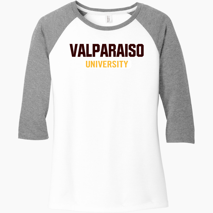 Valparaiso Beacons <span class="pdp-name-mascot">Valparaiso Beacons</span> District Women's Perfect Tri 3/4-Sleeve Raglan