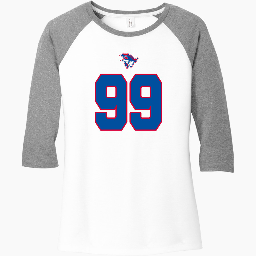 Clarkson-Leigh Patriots District Women's Perfect Tri 3/4-Sleeve Raglan