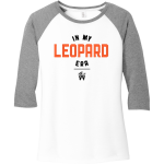 WELLS HIGH SCHOOL LEOPARDS <span class="pdp-name-mascot">WELLS LEOPARDS</span> District Women's Perfect Tri 3/4-Sleeve Raglan Front Thumbnail