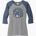 Sierra Canyon School Trailblazers Online Store District Women's Perfect Tri 3/4-Sleeve Raglan Front Thumbnail