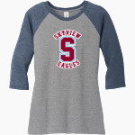 Skyview Eagles <span class="pdp-name-mascot">Skyview Middle Eagles</span> District Women's Perfect Tri 3/4-Sleeve Raglan Front Thumbnail
