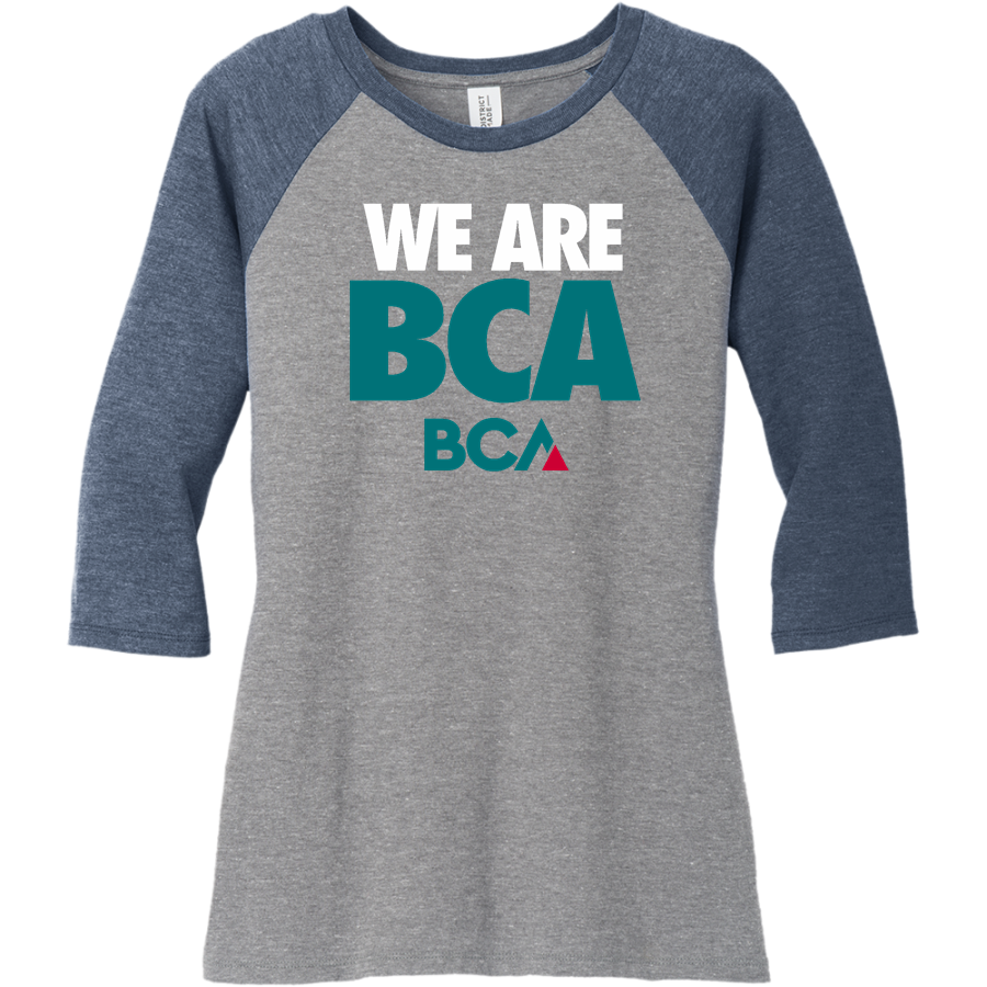 Bloomington Career Academy <span class="pdp-name-mascot">Bloomington Career Academy</span> District Women's Perfect Tri 3/4-Sleeve Raglan
