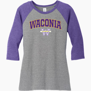 District Women's Perfect Tri 3/4-Sleeve Raglan