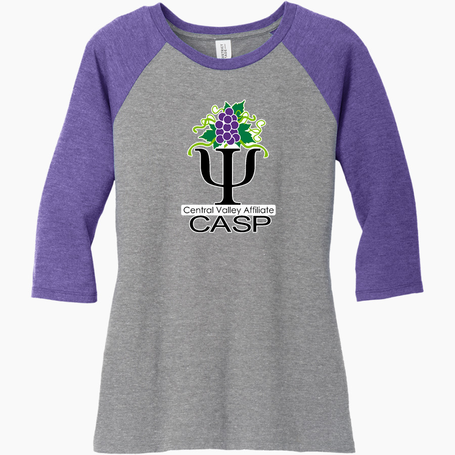 Central Valley Affiliate - CASP <span class="pdp-name-mascot">Central Valley Affiliate-CASP</span> District Women's Perfect Tri 3/4-Sleeve Raglan
