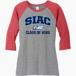 Southern Intercollegiate Athletic Conference Leaders Rise Here District Women's Perfect Tri 3/4-Sleeve Raglan Front Thumbnail
