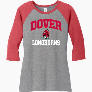 District Women's Perfect Tri 3/4-Sleeve Raglan