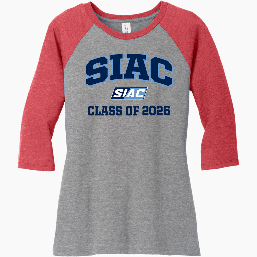 Southern Intercollegiate Athletic Conference Leaders Rise Here District Women's Perfect Tri 3/4-Sleeve Raglan