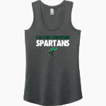 Calvary Christian Spartans District Women's Perfect Tri Racerback Tank Front Thumbnail