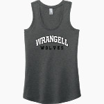 Wrangell Wolves <span class="pdp-name-mascot">Wrangell Wolves</span> District Women's Perfect Tri Racerback Tank Front Thumbnail