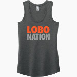 Mark Twain Dual Language Academy Lobos District Women's Perfect Tri Racerback Tank Front Thumbnail