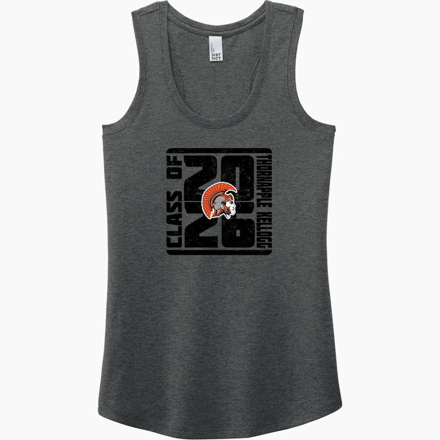 THORNAPPLE KELLOGG HIGH SCHOOL TROJANS District Women's Perfect Tri Racerback Tank