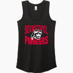 SEVASTOPOL HIGH SCHOOL PIONEERS <span class="pdp-name-mascot">SEVASTOPOL PIONEERS</span> District Women's Perfect Tri Racerback Tank Front Thumbnail