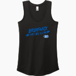 BRUNSWICK ATHLETIC FOUNDATION GO BIG BLUE <span class="pdp-name-mascot">BRUNSWICK BLUE DEVILS</span> District Women's Perfect Tri Racerback Tank Front Thumbnail