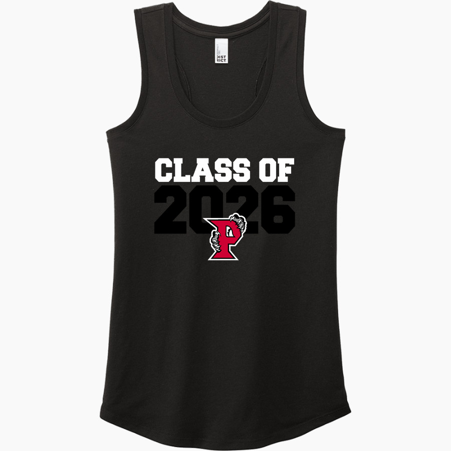 PARKWAY HIGH SCHOOL PANTHERS District Women's Perfect Tri Racerback Tank