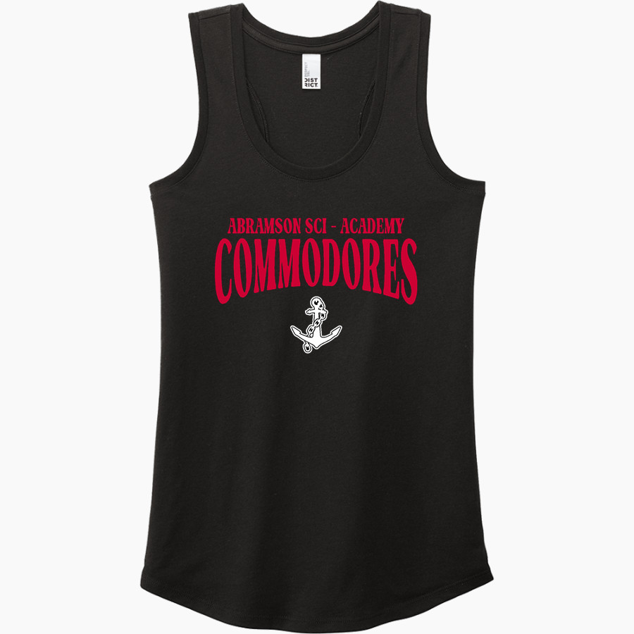 ABRAMSON SCI-ACADEMY COMMODORES <span class="pdp-name-mascot">ABRAMSON SCI - ACADEMY COMMODORES</span> District Women's Perfect Tri Racerback Tank