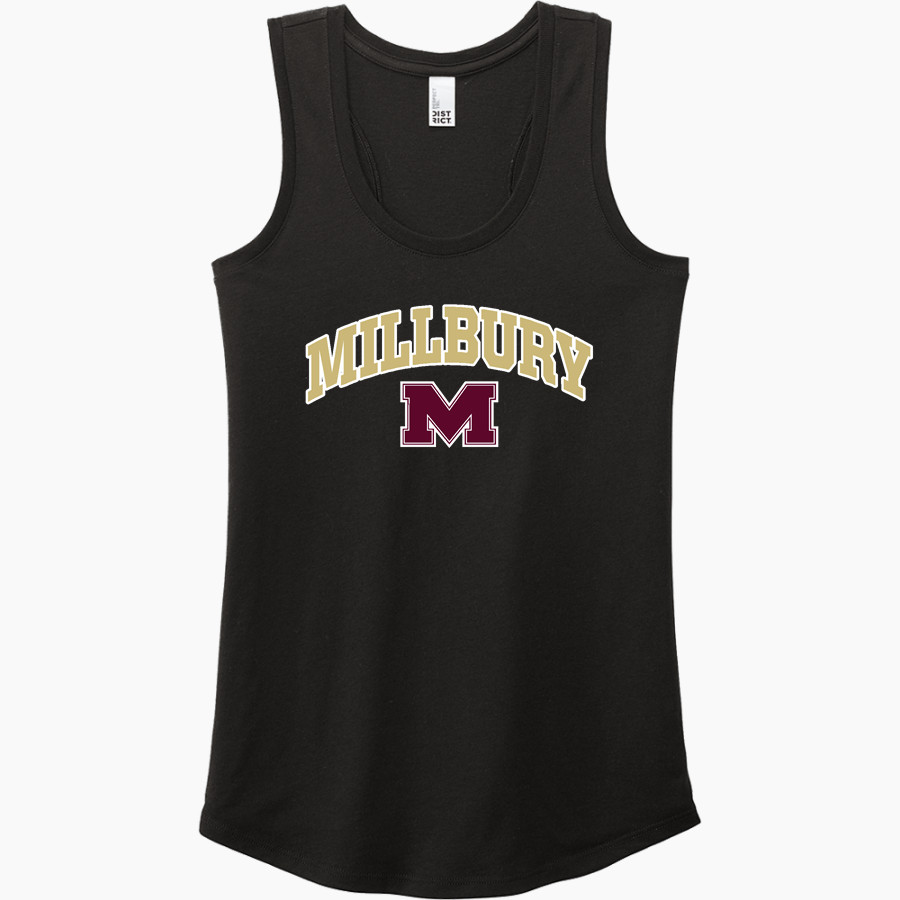 MILLBURY SR HIGH SCHOOL WOOLIES <span class="pdp-name-mascot">MILLBURY MEMORIAL WOOLIES</span> District Women's Perfect Tri Racerback Tank