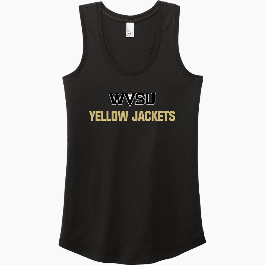 West Virginia State Yellow Jackets District Women's Perfect Tri Racerback Tank
