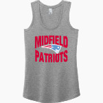 MIDFIELD HIGH SCHOOL PATRIOTS District Women's Perfect Tri Racerback Tank Front Thumbnail