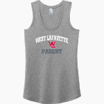 West Lafayette Jr-Sr High School Red Devils Online Store District Women's Perfect Tri Racerback Tank Front Thumbnail