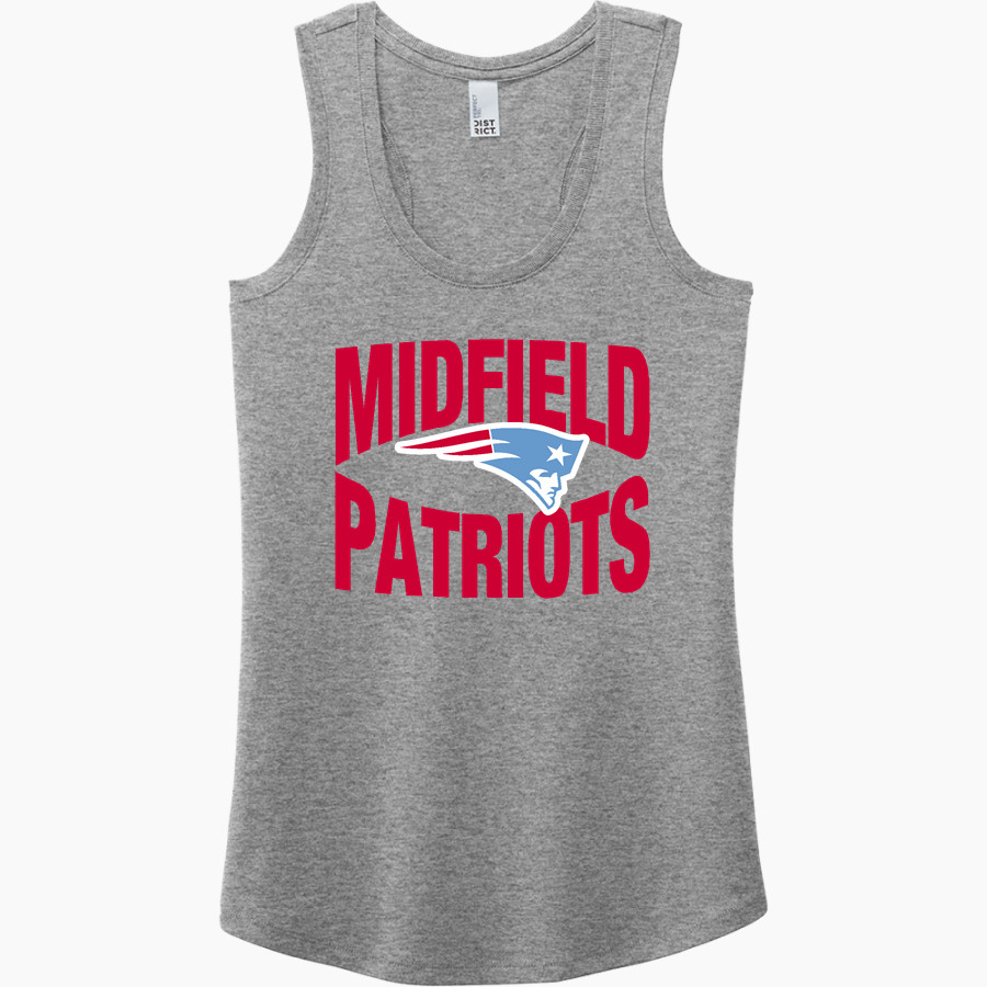 MIDFIELD HIGH SCHOOL PATRIOTS District Women's Perfect Tri Racerback Tank