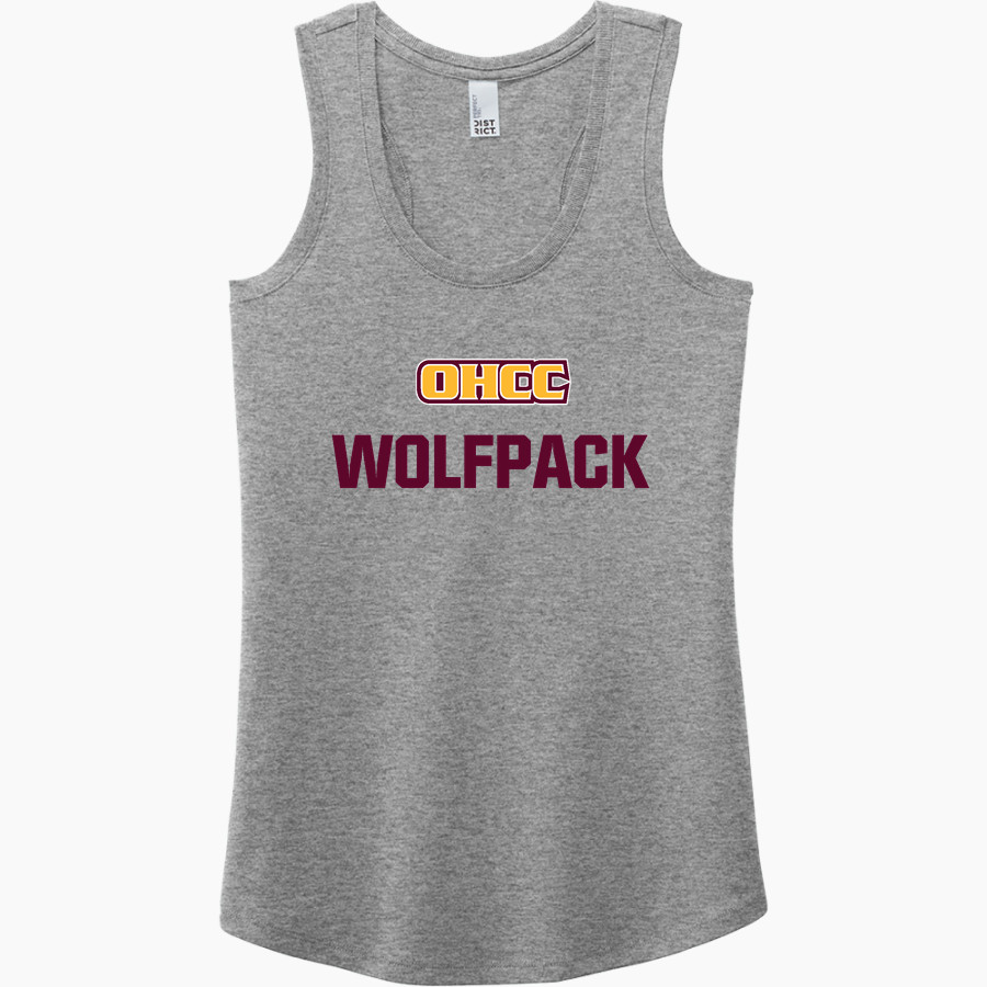 Oak Hills Christian College Wolfpack District Women's Perfect Tri Racerback Tank