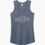 CELESTE HIGH SCHOOL BLUE DEVILS <span class="pdp-name-mascot">CELESTE BLUE DEVILS</span> District Women's Perfect Tri Racerback Tank Front Thumbnail