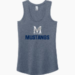 Meadows School The Official Store of the Mustangs <span class="pdp-name-mascot">Meadows School Mustangs</span> District Women's Perfect Tri Racerback Tank Front Thumbnail