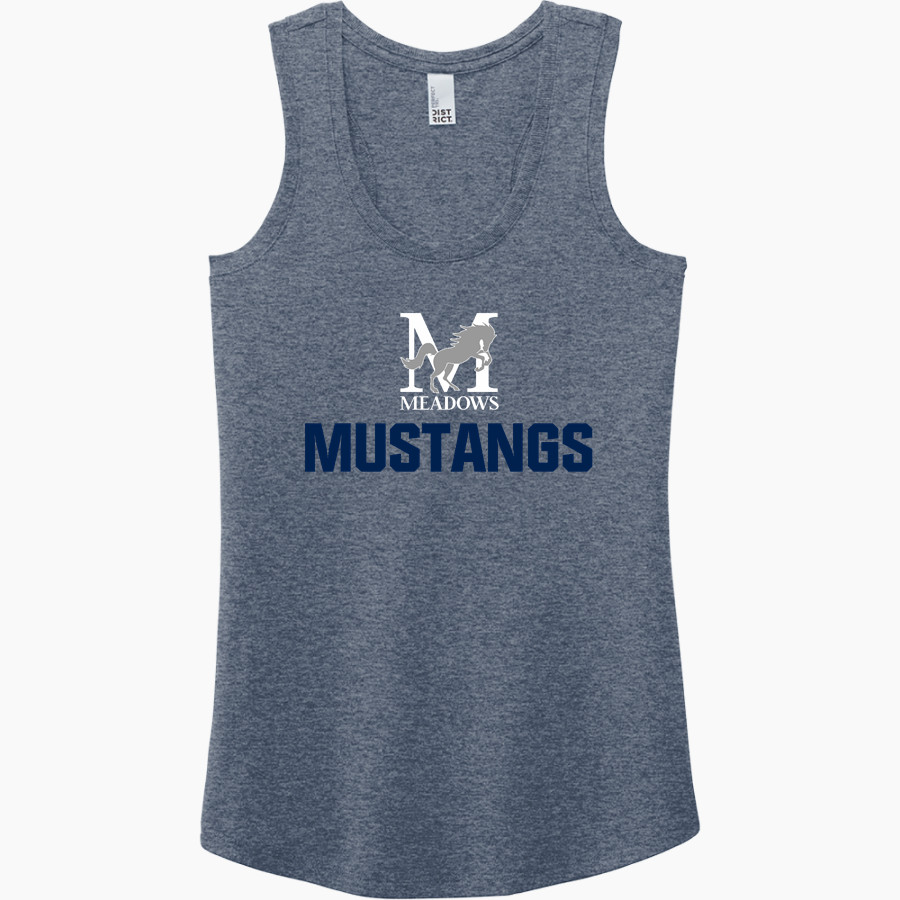 Meadows School The Official Store of the Mustangs <span class="pdp-name-mascot">Meadows School Mustangs</span> District Women's Perfect Tri Racerback Tank