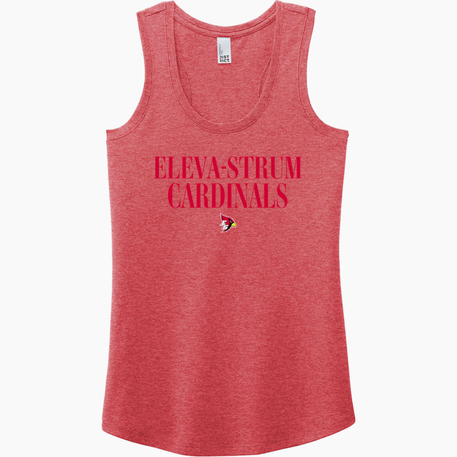 Eleva-Strum Cardinals <span class="pdp-name-mascot">Eleva-Strum Cardinals</span> District Women's Perfect Tri Racerback Tank