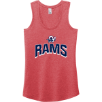 Bluefield University Sideline Store <span class="pdp-name-mascot">Bluefield University</span> District Women's Perfect Tri Racerback Tank Front Thumbnail