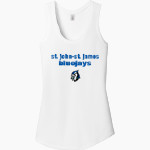 St. John-St. James Lutheran Bluejays District Women's Perfect Tri Racerback Tank Front Thumbnail
