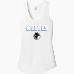 Wiseburn Da Vinci Wolves District Women's Perfect Tri Racerback Tank Front Thumbnail