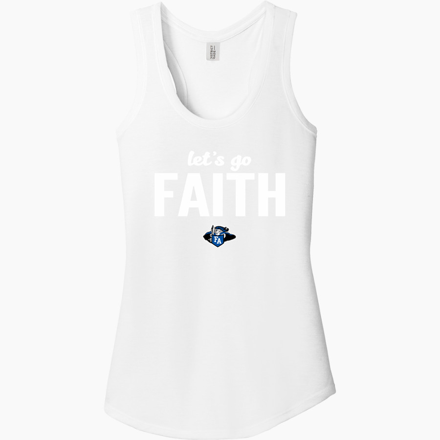 FAITH ACADEMY OF BELLVILLE Knights <span class="pdp-name-mascot">FAITH Knights</span> District Women's Perfect Tri Racerback Tank