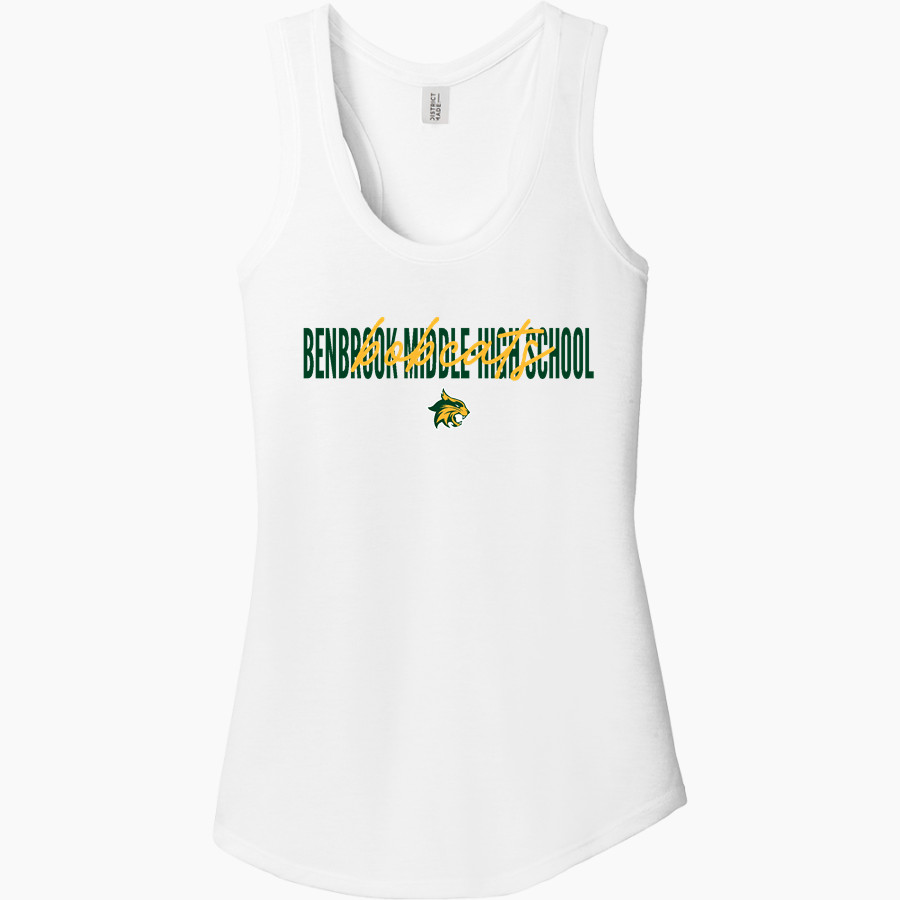BENBROOK MIDDLE HIGH SCHOOL BOBCATS <span class="pdp-name-mascot">BENBROOK MIDDLE BOBCATS</span> District Women's Perfect Tri Racerback Tank