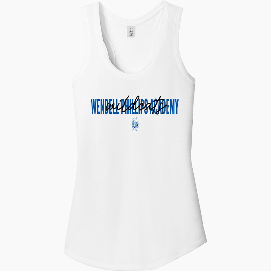 WENDELL PHILLIPS ACADEMY WILDCATS <span class="pdp-name-mascot">WENDELL PHILLIPS ACADEMY WILDCATS</span> District Women's Perfect Tri Racerback Tank