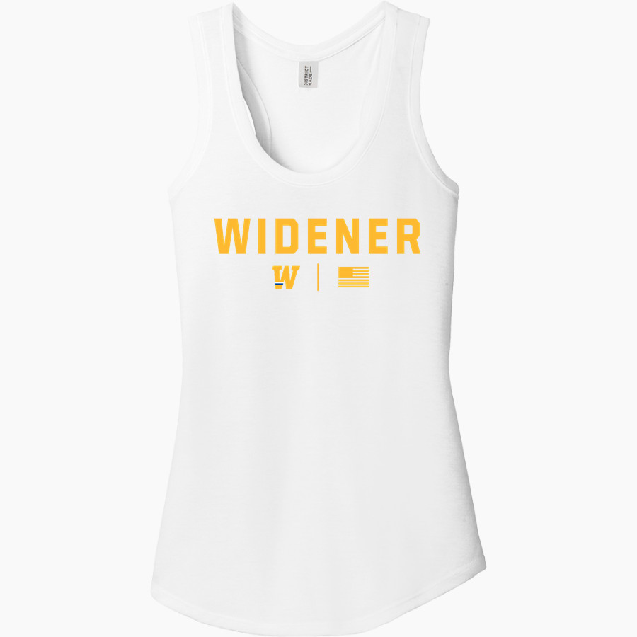 Widener University Pride Online Store District Women's Perfect Tri Racerback Tank