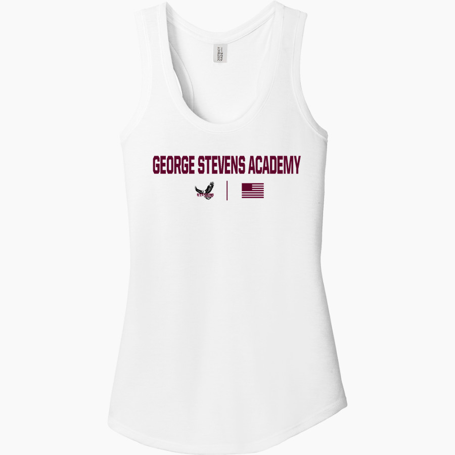 GEORGE STEVENS ACADEMY EAGLES <span class="pdp-name-mascot">GEORGE STEVENS ACADEMY EAGLES</span> District Women's Perfect Tri Racerback Tank