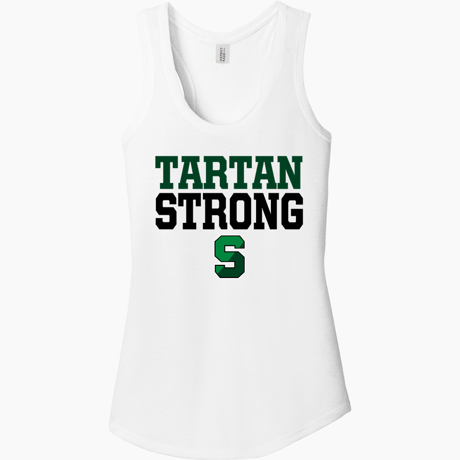 Stuart Tartans District Women's Perfect Tri Racerback Tank