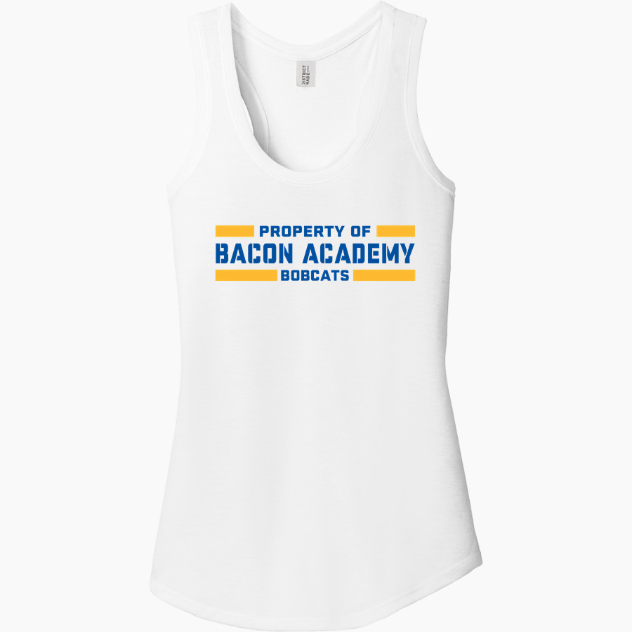 BACON ACADEMY BOBCATS <span class="pdp-name-mascot">BACON ACADEMY BOBCATS</span> District Women's Perfect Tri Racerback Tank