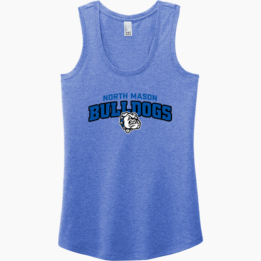 NORTH MASON HIGH SCHOOL BULLDOGS District Women's Perfect Tri Racerback Tank
